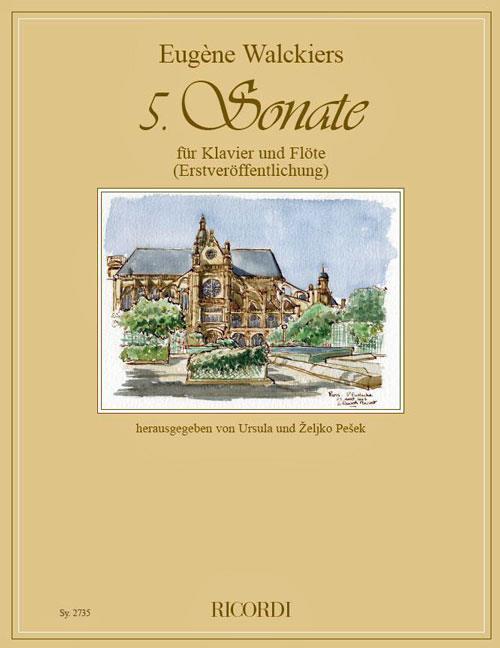 Sonate Nr. 5 (Erstveröffentlichung) - příčná flétna a klavír